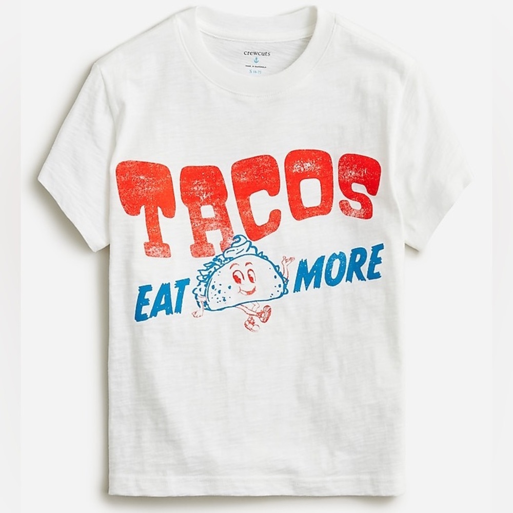 NWT Crewcuts Kids' Taco Graphic T-shirt